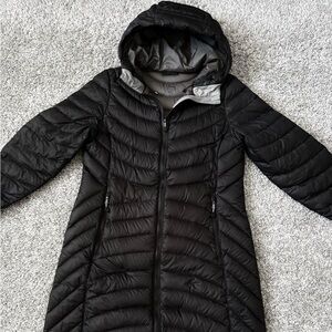 L.L Women's Black Quilted Coat